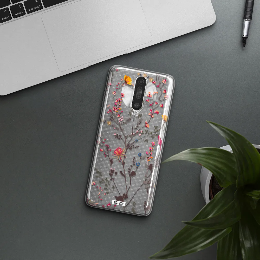 Miniature Flower Xiaomi Redmi K30 Clear TPU Case