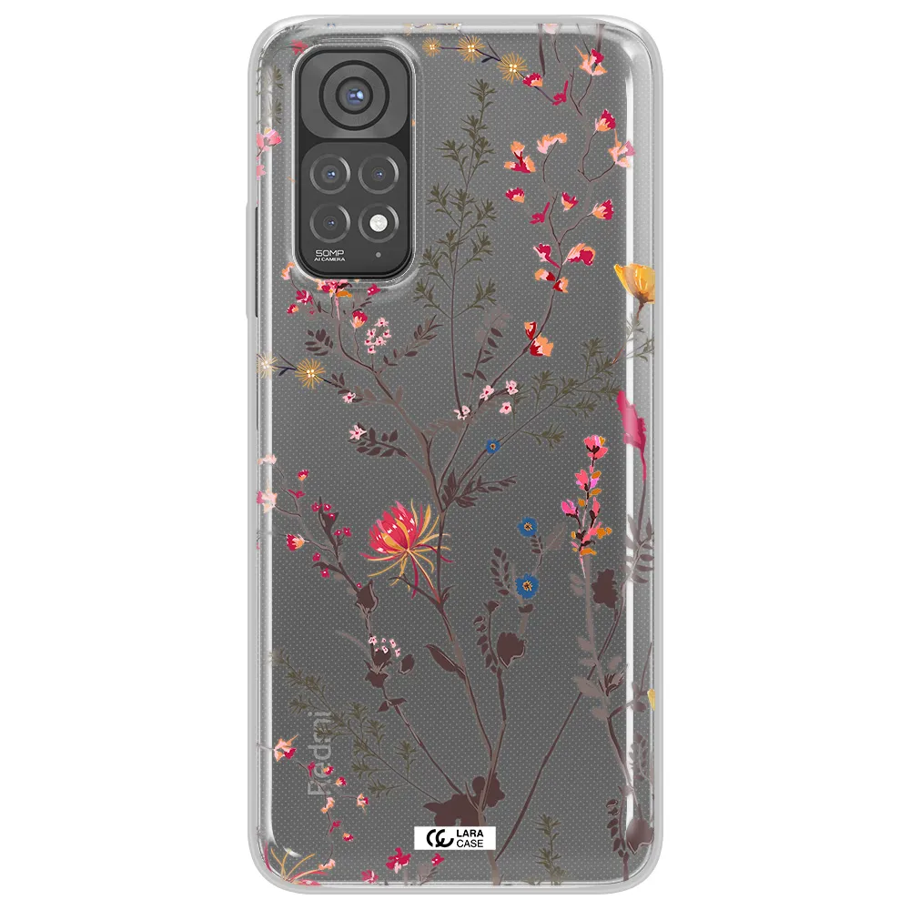 Miniature Flower Xiaomi Redmi Note 11 Clear TPU Case