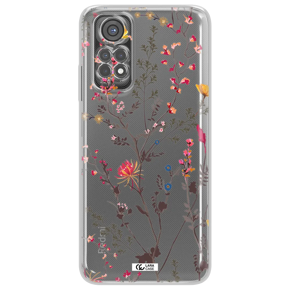 Miniature Flower Xiaomi Redmi Note 11S Clear Tpu Case
