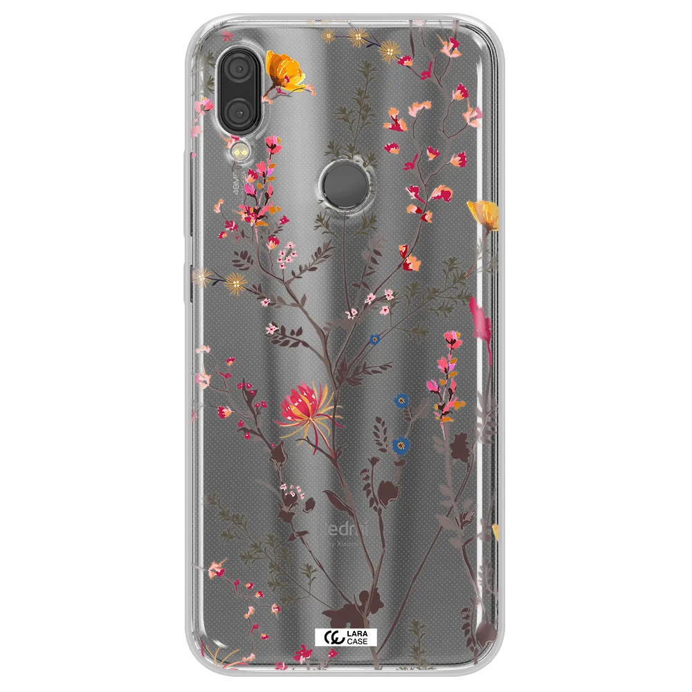 Miniature Flower Xiaomi Redmi Note 7 Clear TPU Case