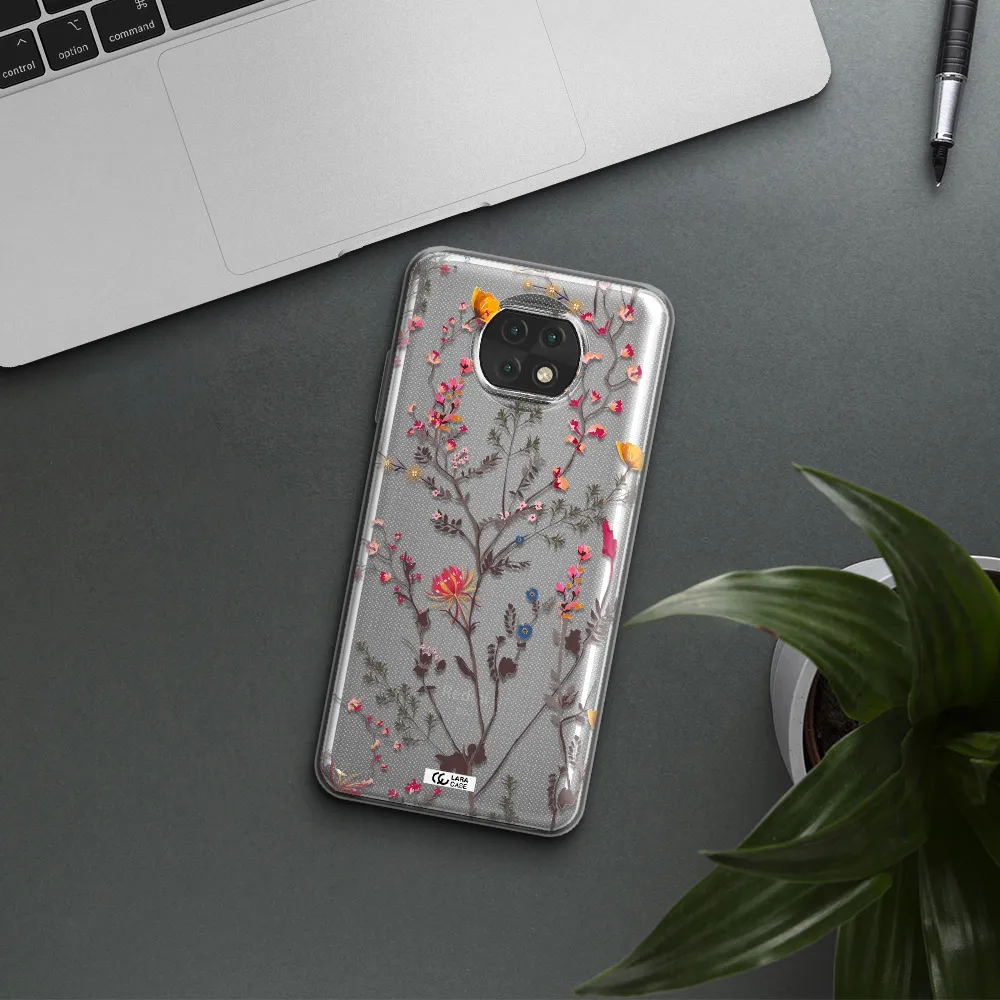 Miniature Flower Xiaomi Redmi Note 9T Clear Tpu Case