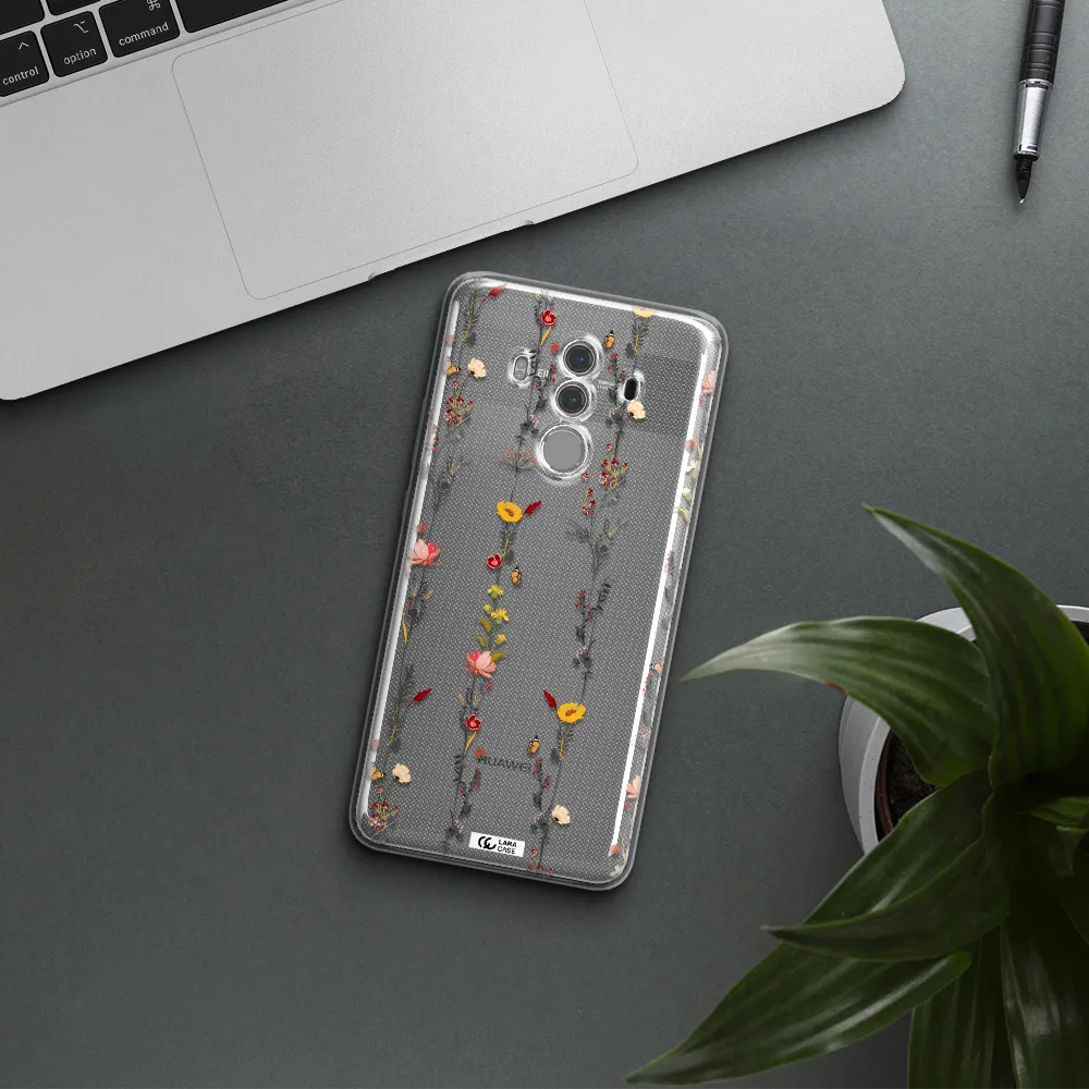 Parallel Flower Huawei Mate 10 Pro Clear TPU Case