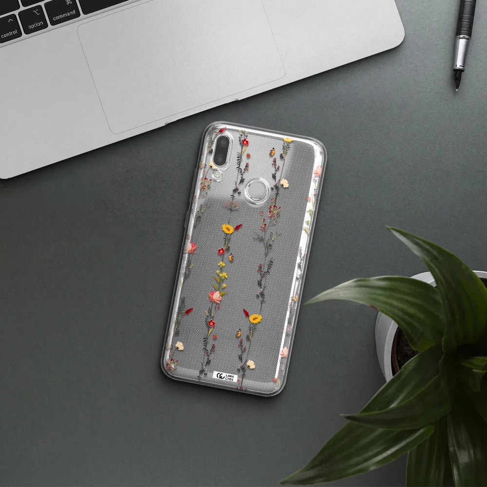 Parallel Flower Huawei P Smart 2019 Clear TPU Case