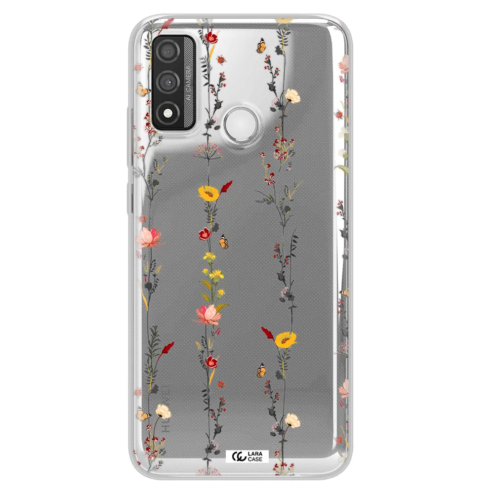 Parallel Flower Huawei P Smart 2020 Clear TPU Case