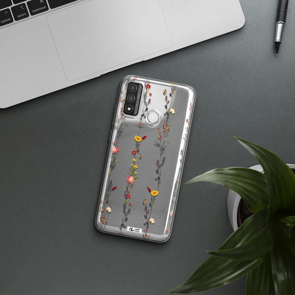 Parallel Flower Huawei P Smart 2020 Clear TPU Case