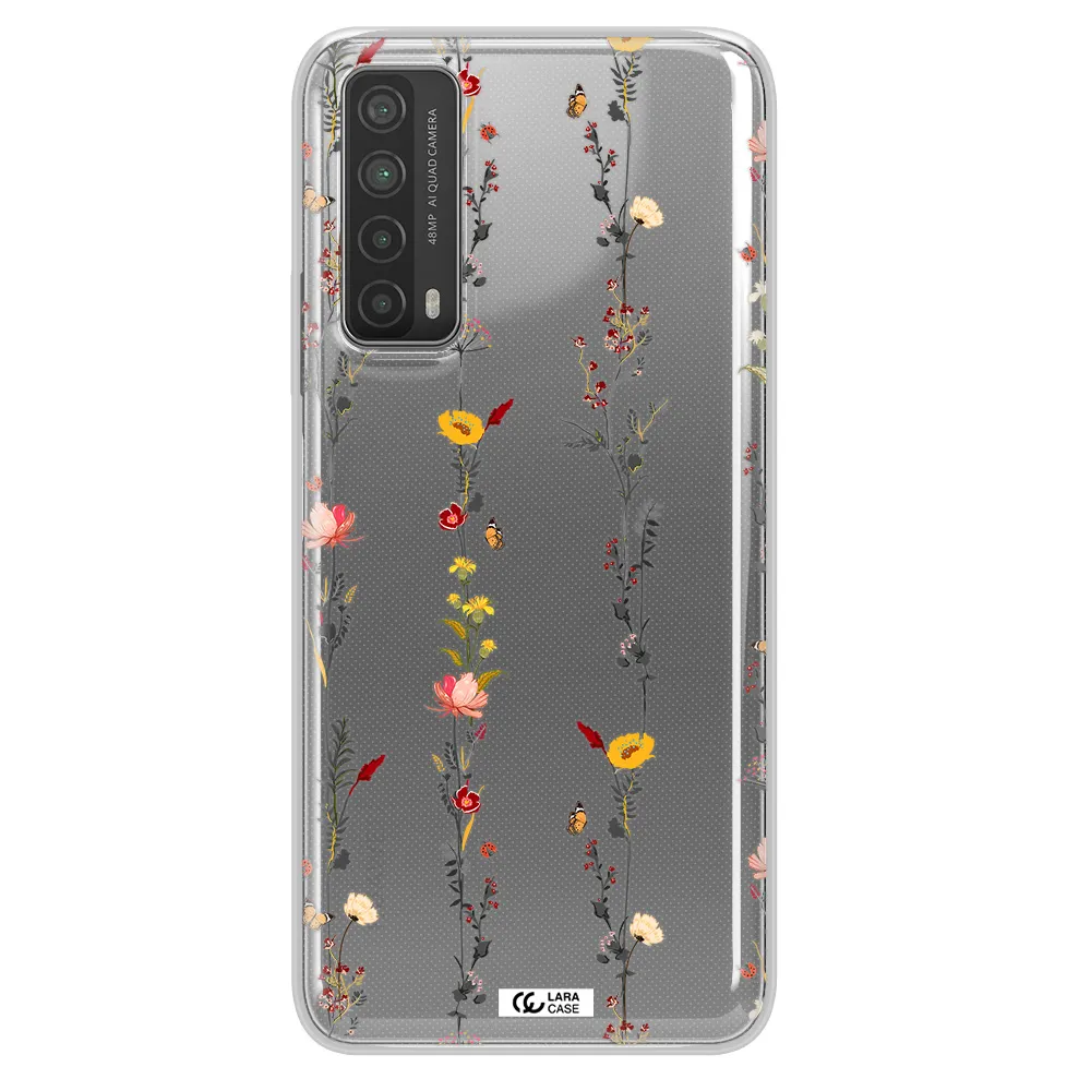 Parallel Flower Huawei P Smart 2021 Clear TPU Case
