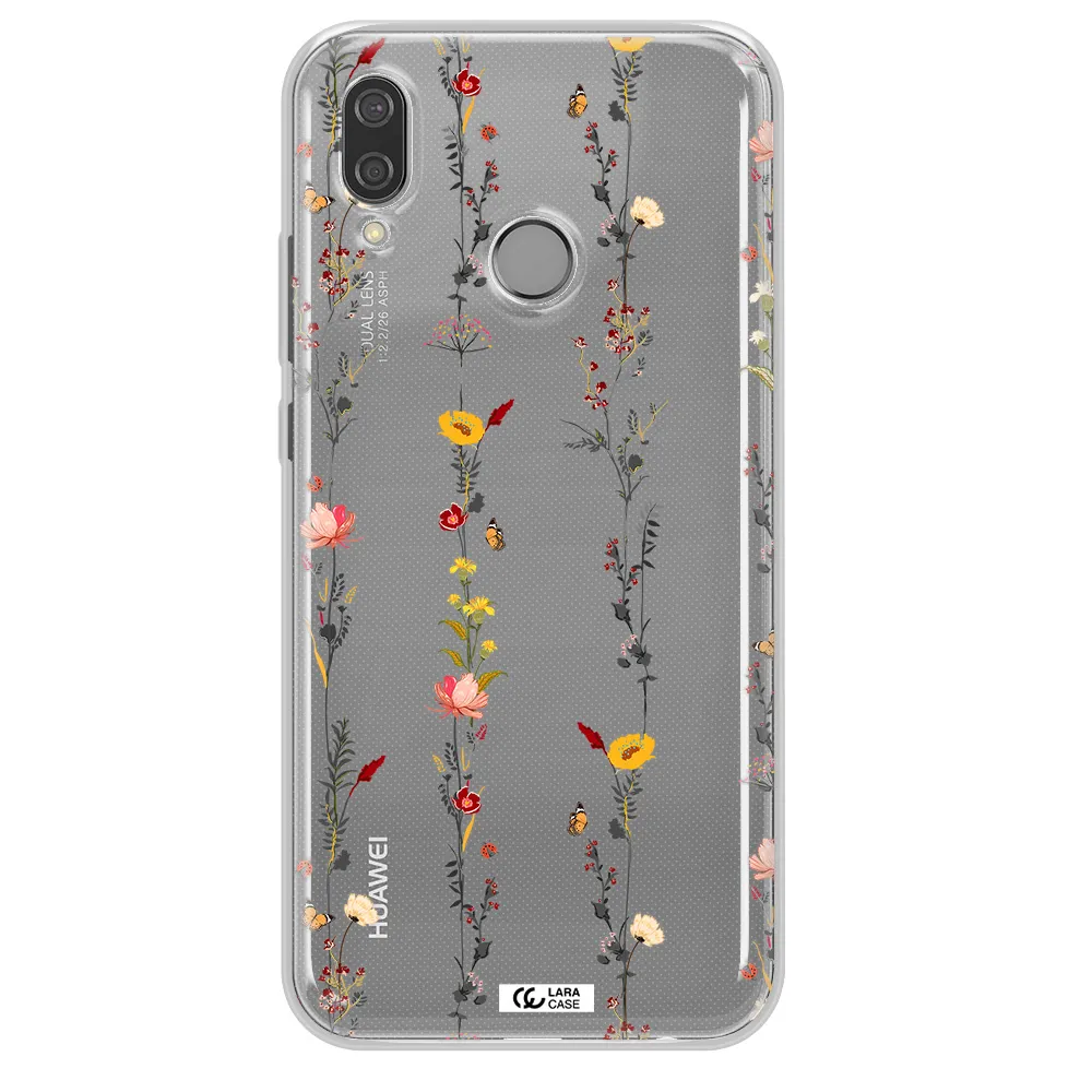 Parallel Flower Huawei P20 Lite Clear TPU Case