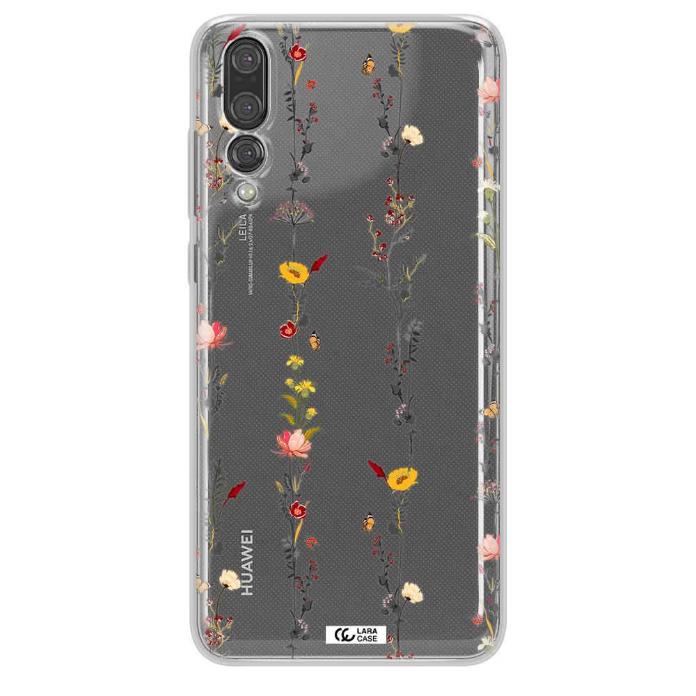 Parallel Flower Huawei P20 Pro Clear TPU Case