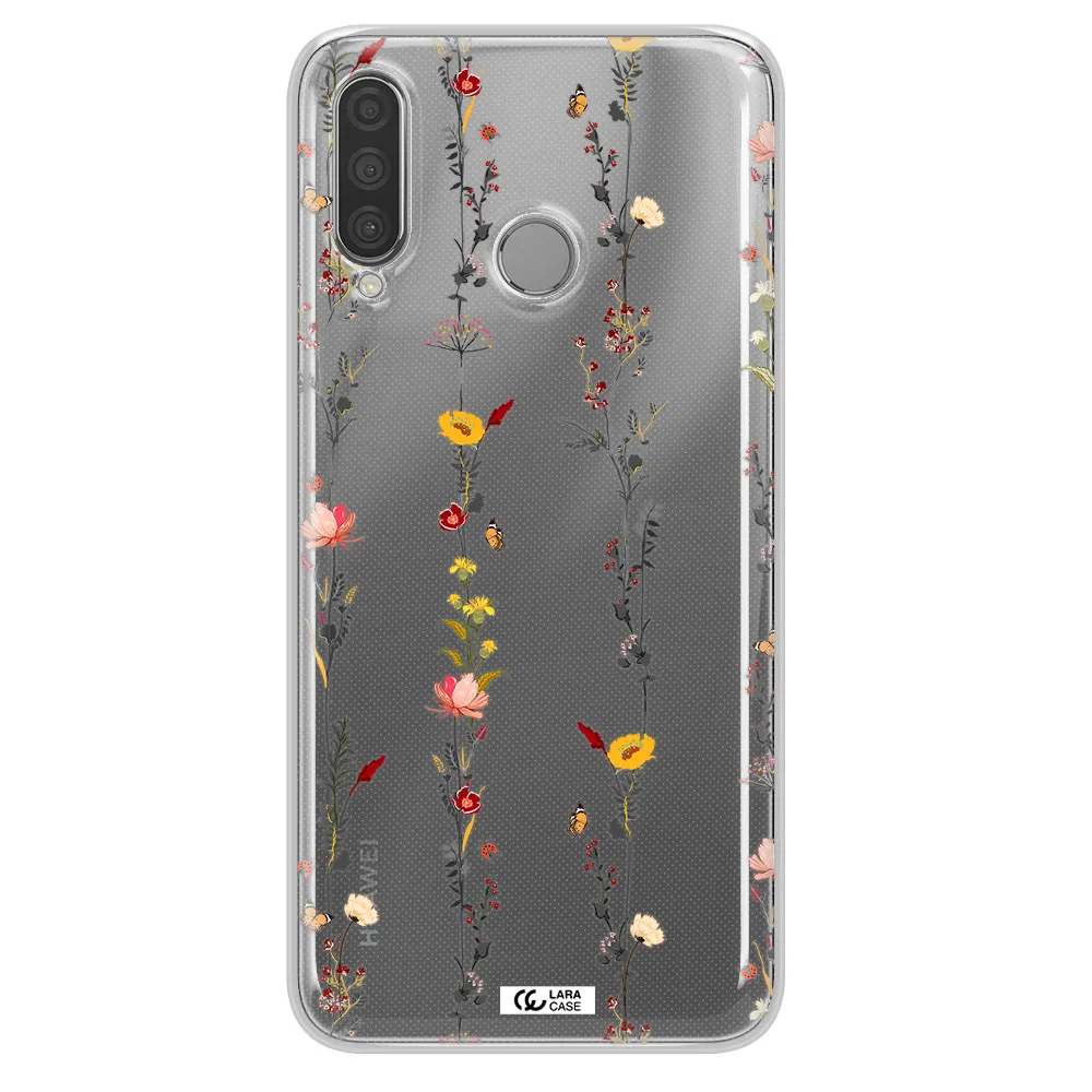 Parallel Flower Huawei P30 Lite Clear TPU Case