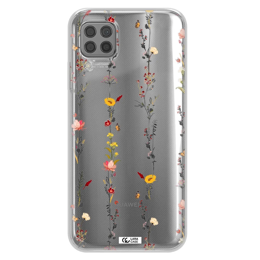 Parallel Flower Huawei P40 Lite Clear TPU Case