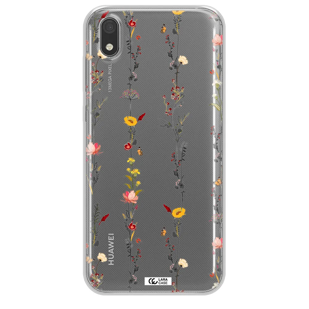 Parallel Flower Huawei Y5 2019 Clear TPU Case