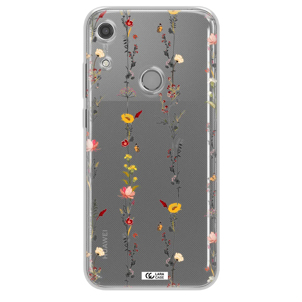Parallel Flower Huawei Y6S Clear TPU Case