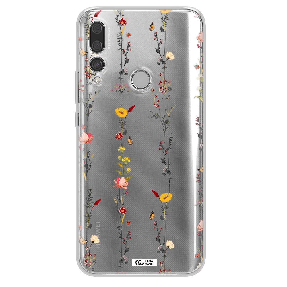Parallel Flower Huawei Y9 Prime 2019 Clear TPU Case