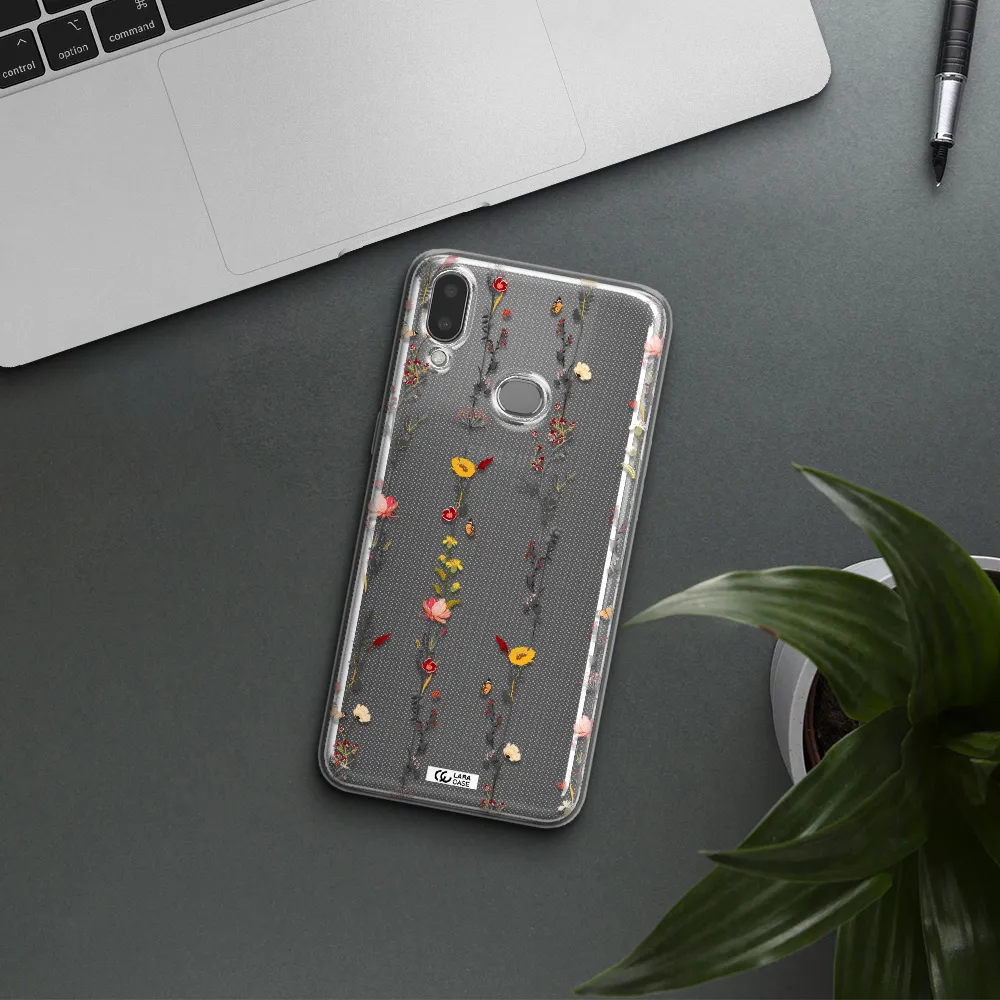 Parallel Flower Samsung A10S Clear TPU Case