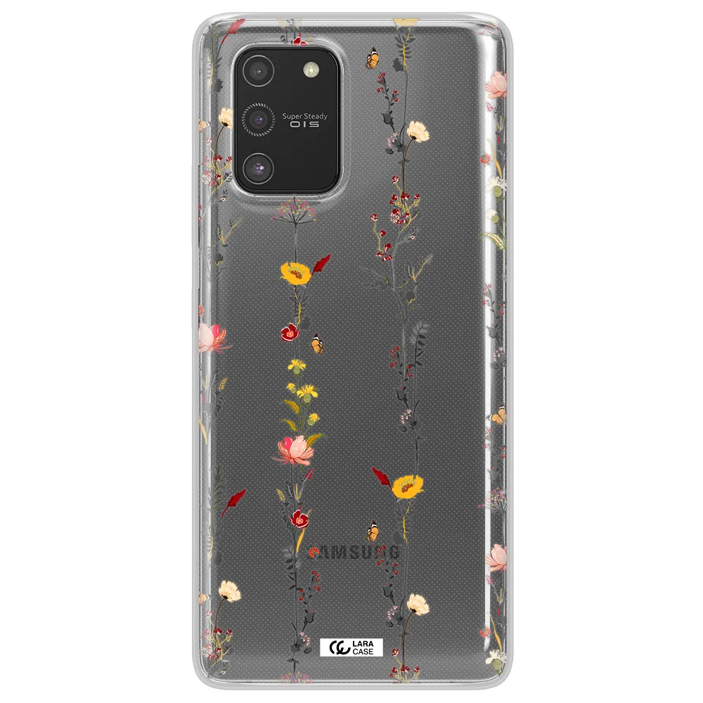 Parallel Flower Samsung S10 Lite Clear TPU Case