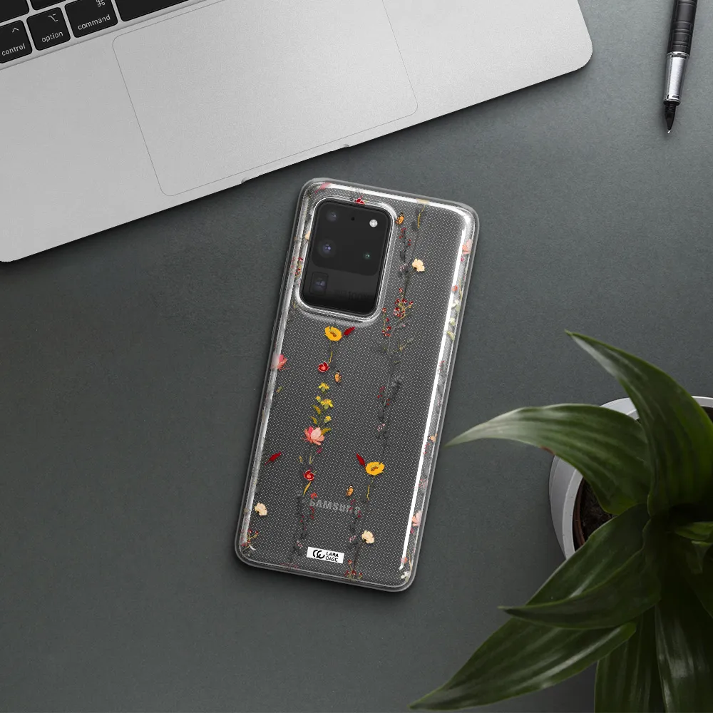 Parallel Flower Samsung S20 Ultra Clear TPU Case