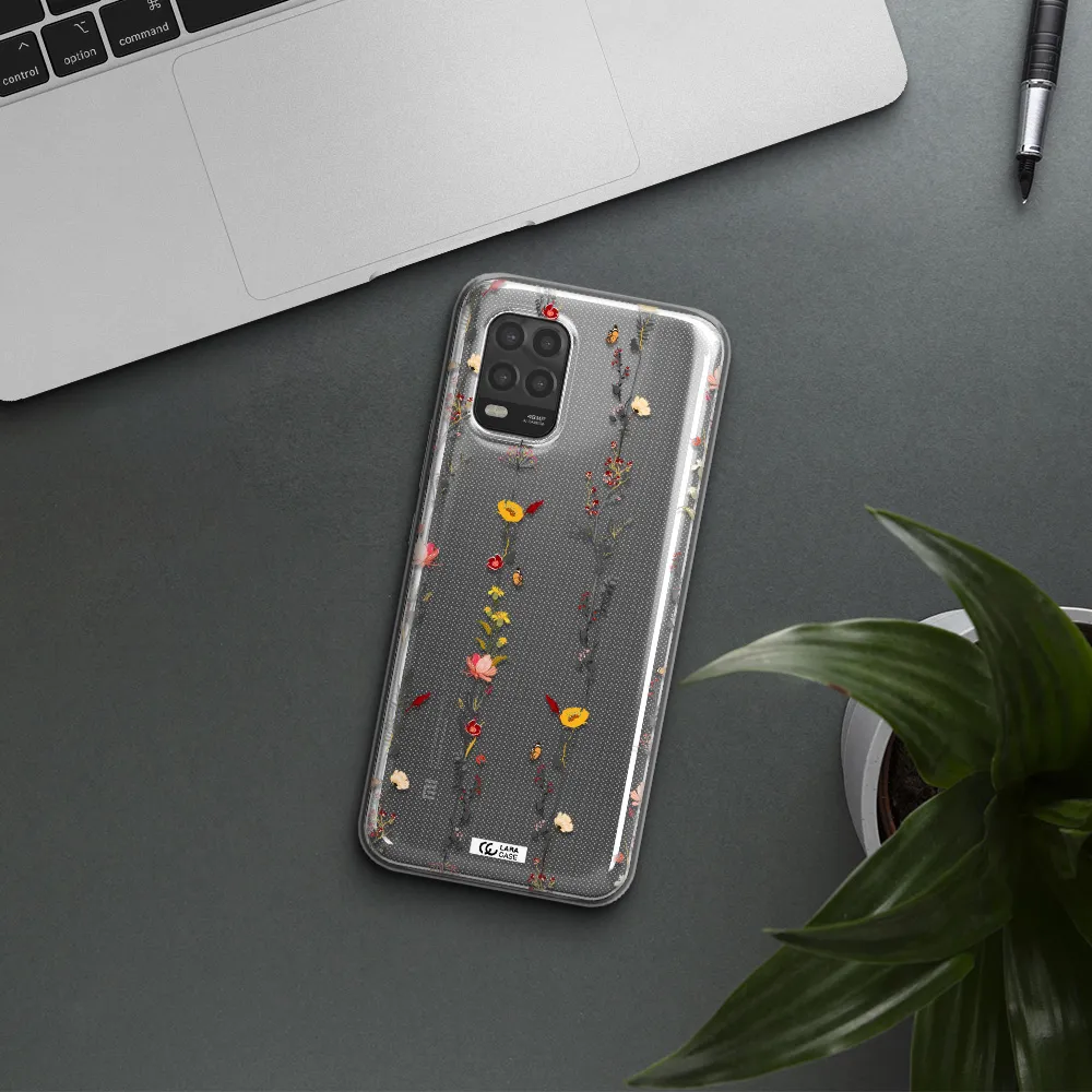 Parallel Flower Xiaomi Mi 10 Lite Clear TPU Case