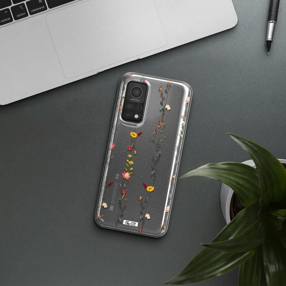 Parallel Flower Xiaomi Mi 10T Clear TPU Case