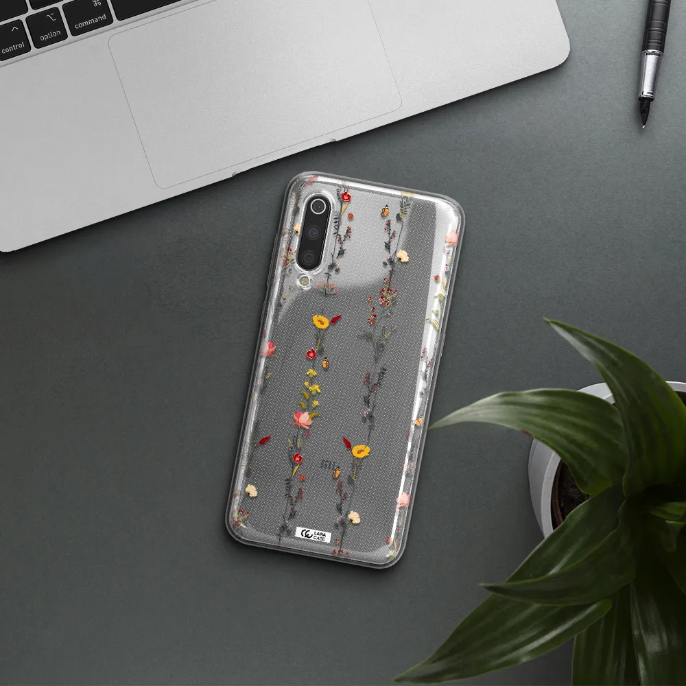 Parallel Flower Xiaomi Mi 9 Clear TPU Case