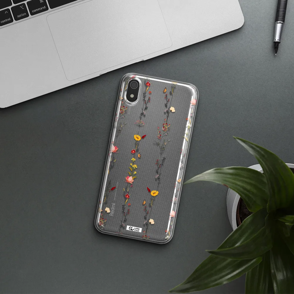 Parallel Flower Xiaomi Redmi 7A Clear TPU Case