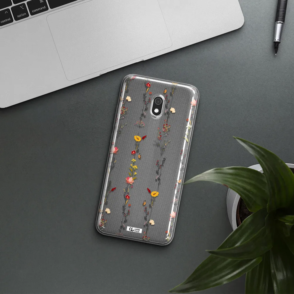 Parallel Flower Xiaomi Redmi 8A Clear TPU Case