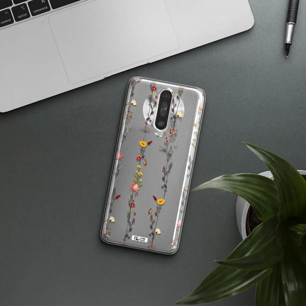 Parallel Flower Xiaomi Redmi K30 Clear TPU Case