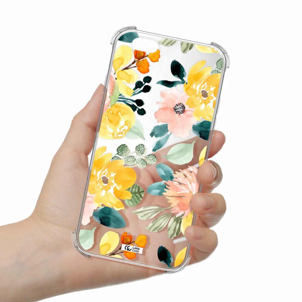 Watercolor Flowers Apple iPhone 6 Clear PC Case