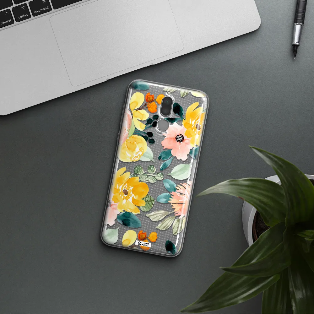 Watercolor Flowers Huawei Mate 10 Lite Clear TPU Case
