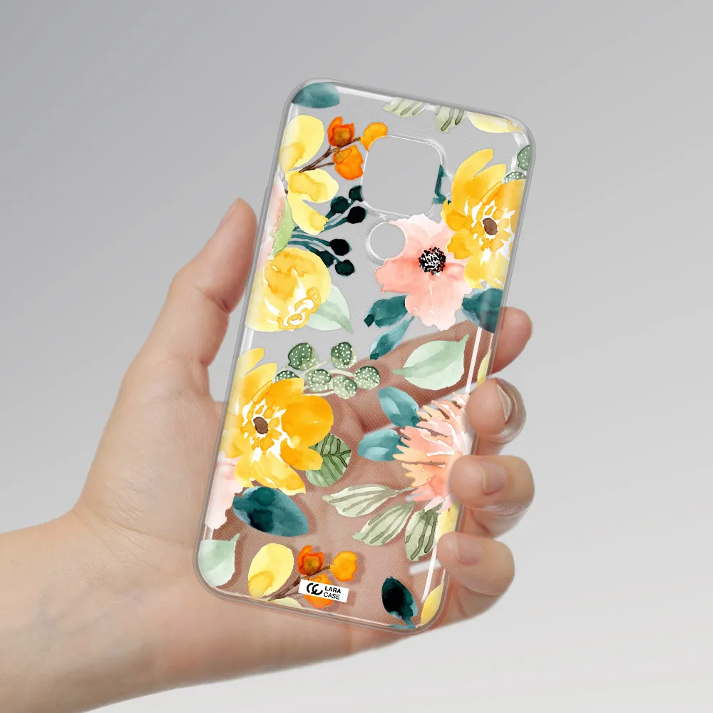 Watercolor Flowers Huawei Mate 30 Lite Clear TPU Case