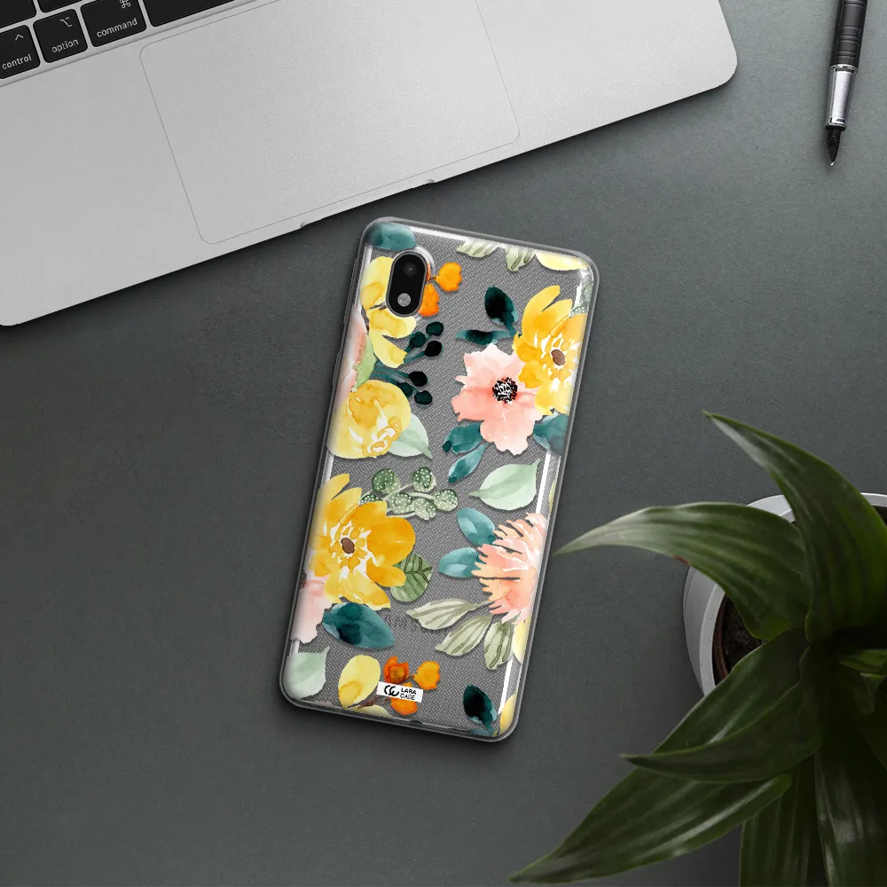 Watercolor Flowers Samsung A01 Core Clear Tpu Case