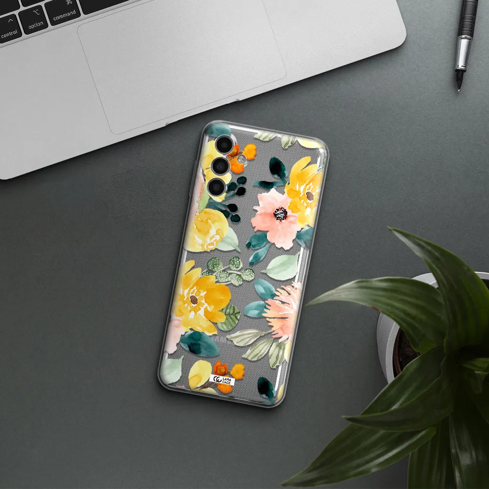 Watercolor Flowers Samsung A13 5G Clear Tpu Case