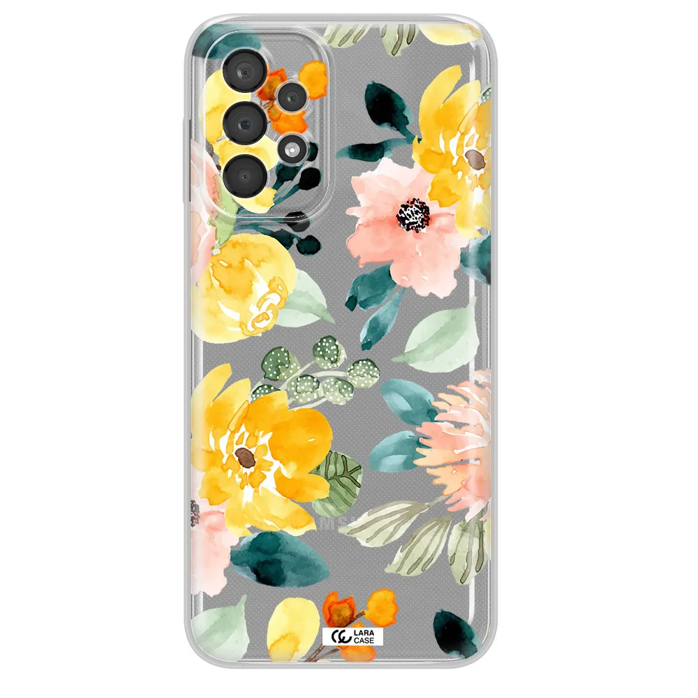 Watercolor Flowers Samsung A23 5G Clear Tpu Case