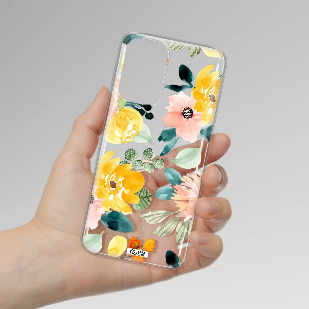 Watercolor Flowers Samsung A33 Clear TPU Case