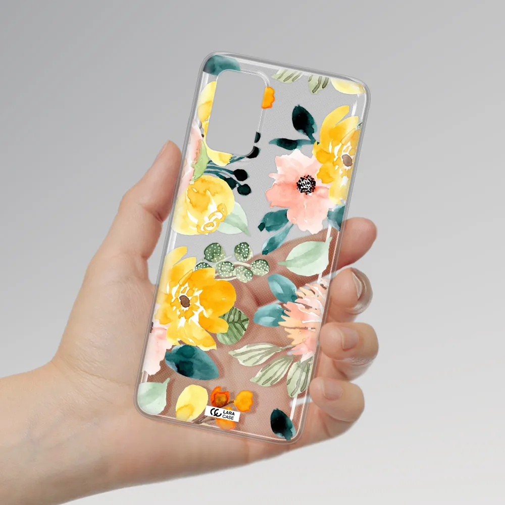Watercolor Flowers Samsung S 20 Plus Clear TPU Case