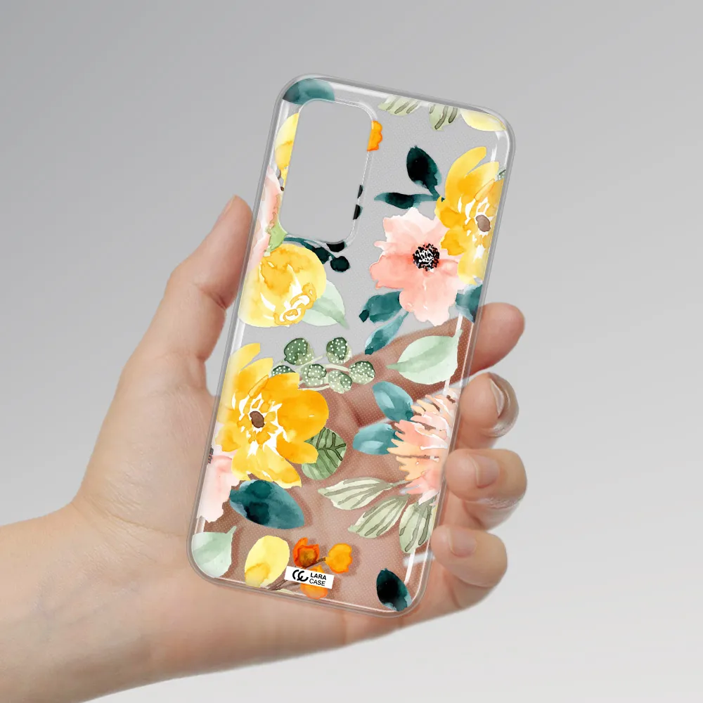 Watercolor Flowers Xiaomi Mi 10 T Pro Clear TPU Case