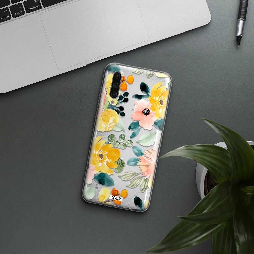 Watercolor Flowers Xiaomi Mi 9 Lite Clear Tpu Case