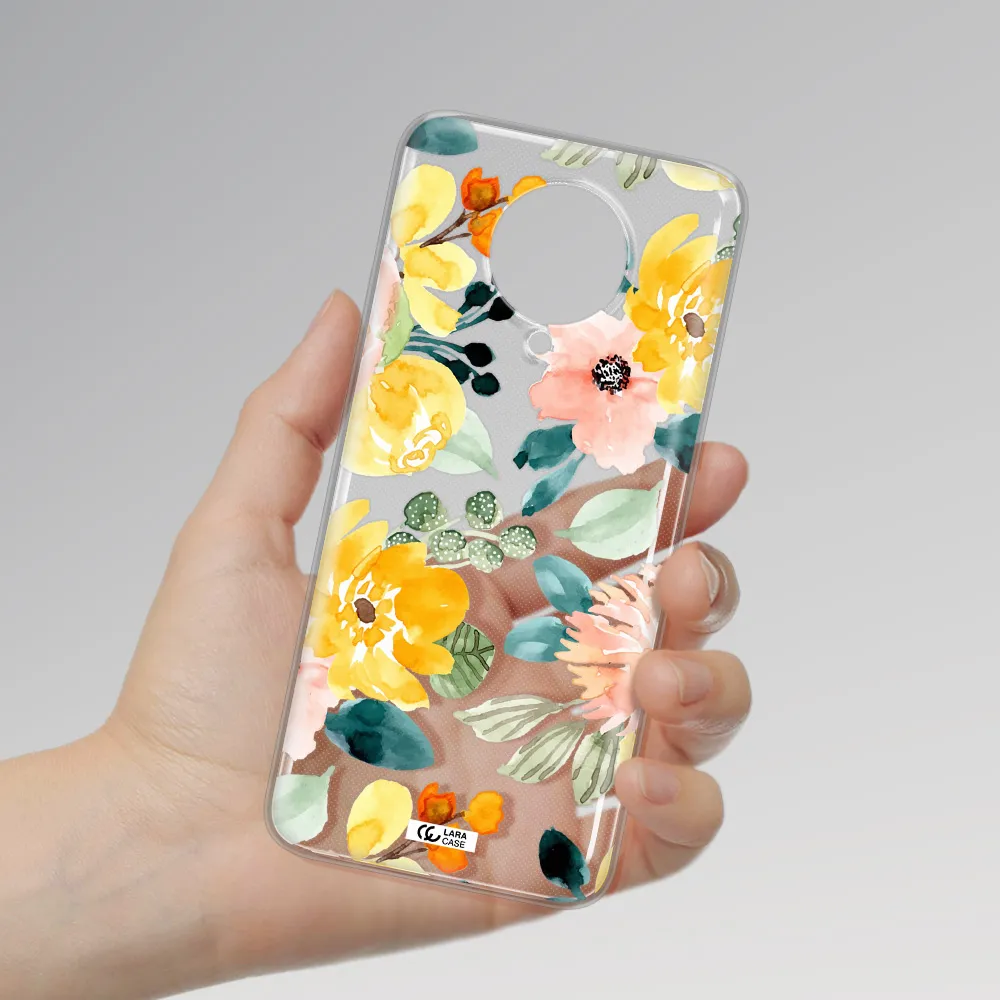 Watercolor Flowers Xiaomi Poco F2 Pro Clear TPU Case