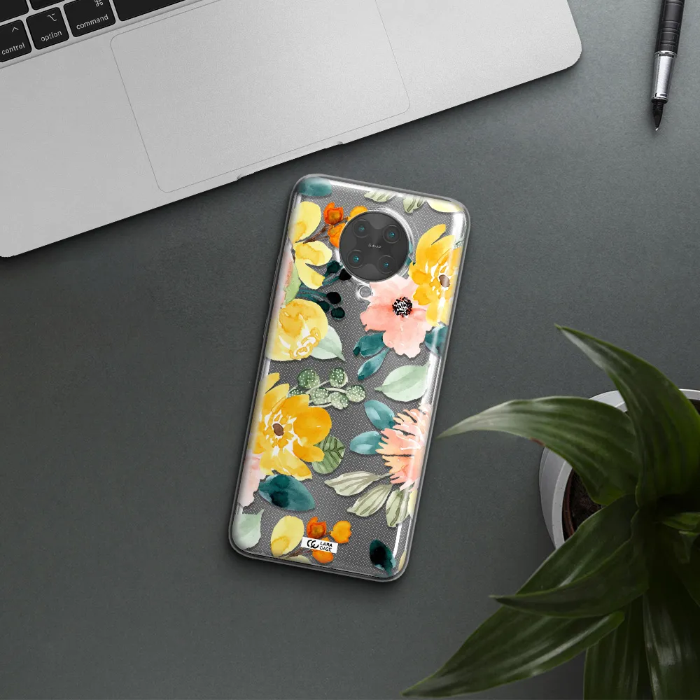 Watercolor Flowers Xiaomi Poco F2 Pro Clear TPU Case