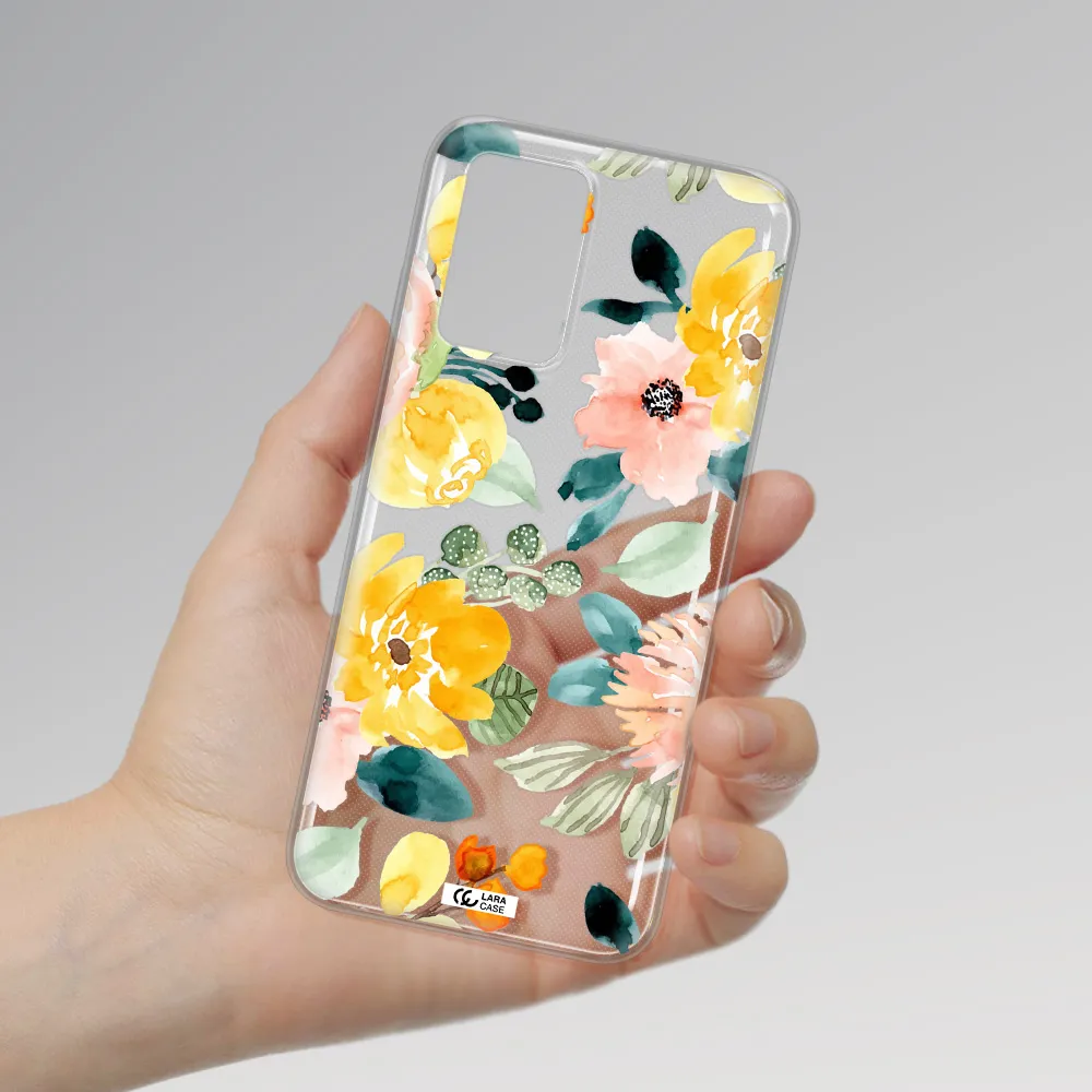 Watercolor Flowers Xiaomi Redmi 10 Clear TPU Case