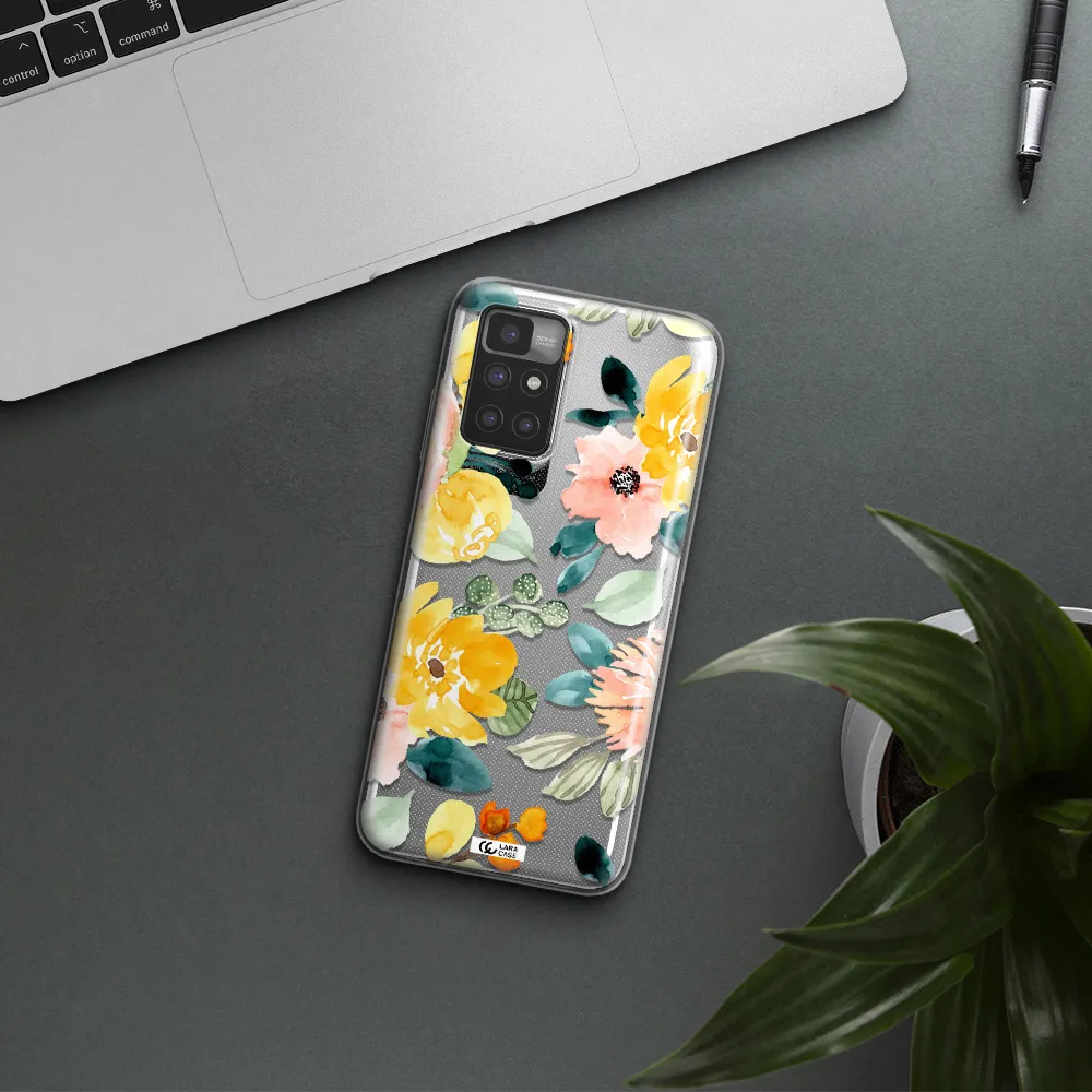 Watercolor Flowers Xiaomi Redmi 10 Clear TPU Case