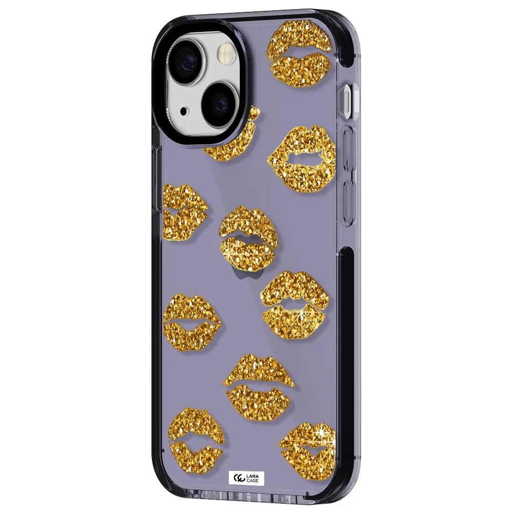 Glitter Lips Apple iPhone 13 mini impact Lilac Case