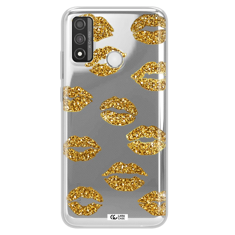 Glitter Lips Huawei P Smart 2020 Clear TPU Case