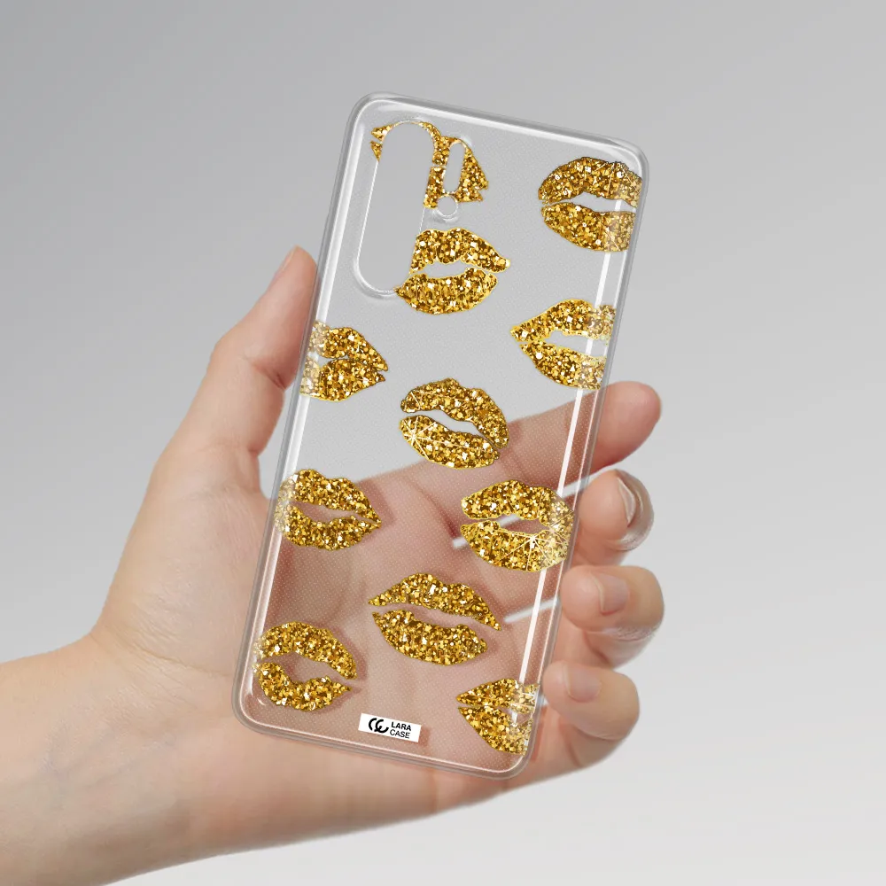 Glitter Lips Huawei P30 Pro Clear TPU Case