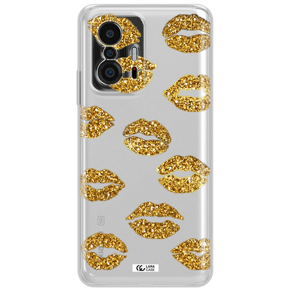 Glitter Lips Xiaomi 11T Clear Tpu Case