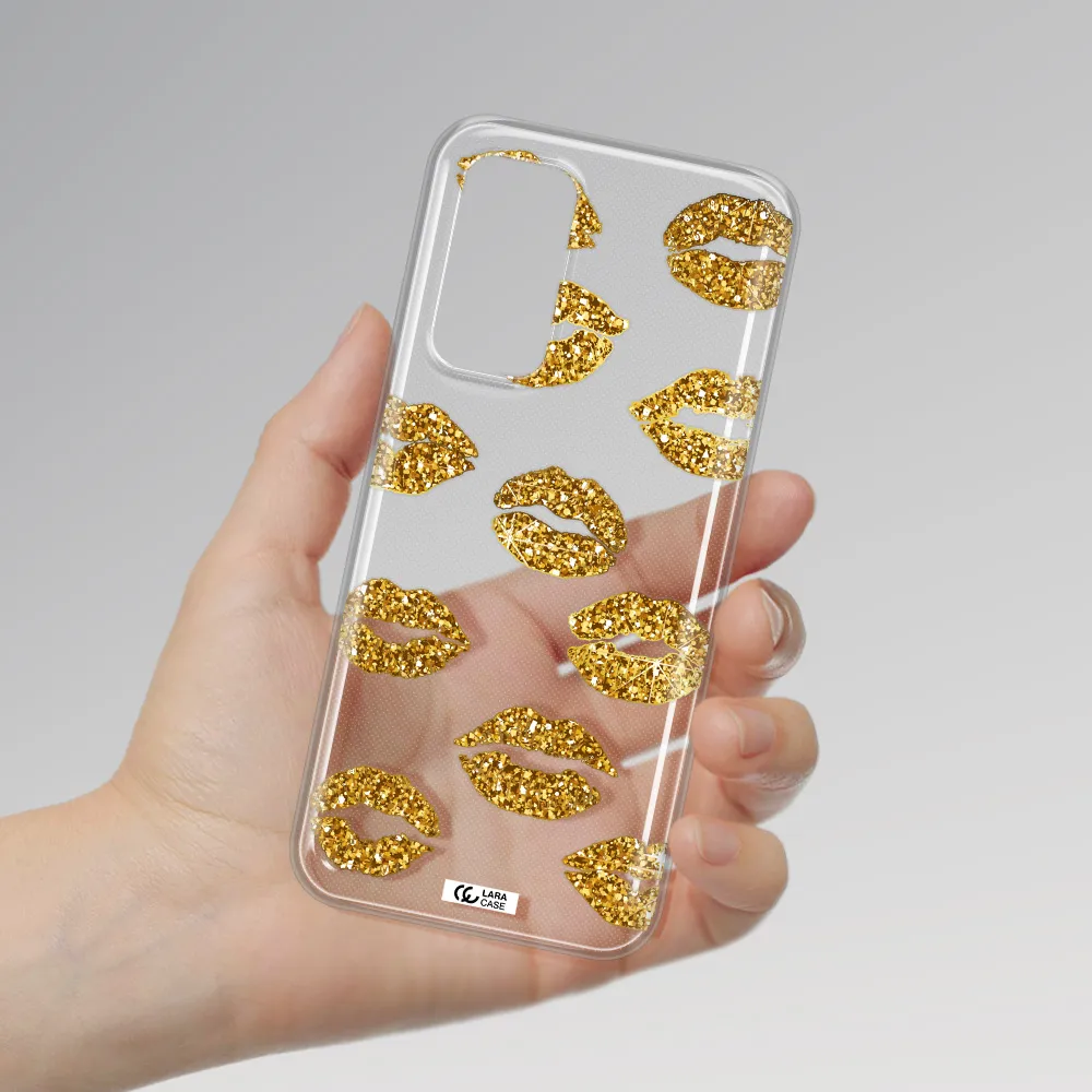 Glitter Lips Xiaomi Mi 10 T Pro Clear TPU Case