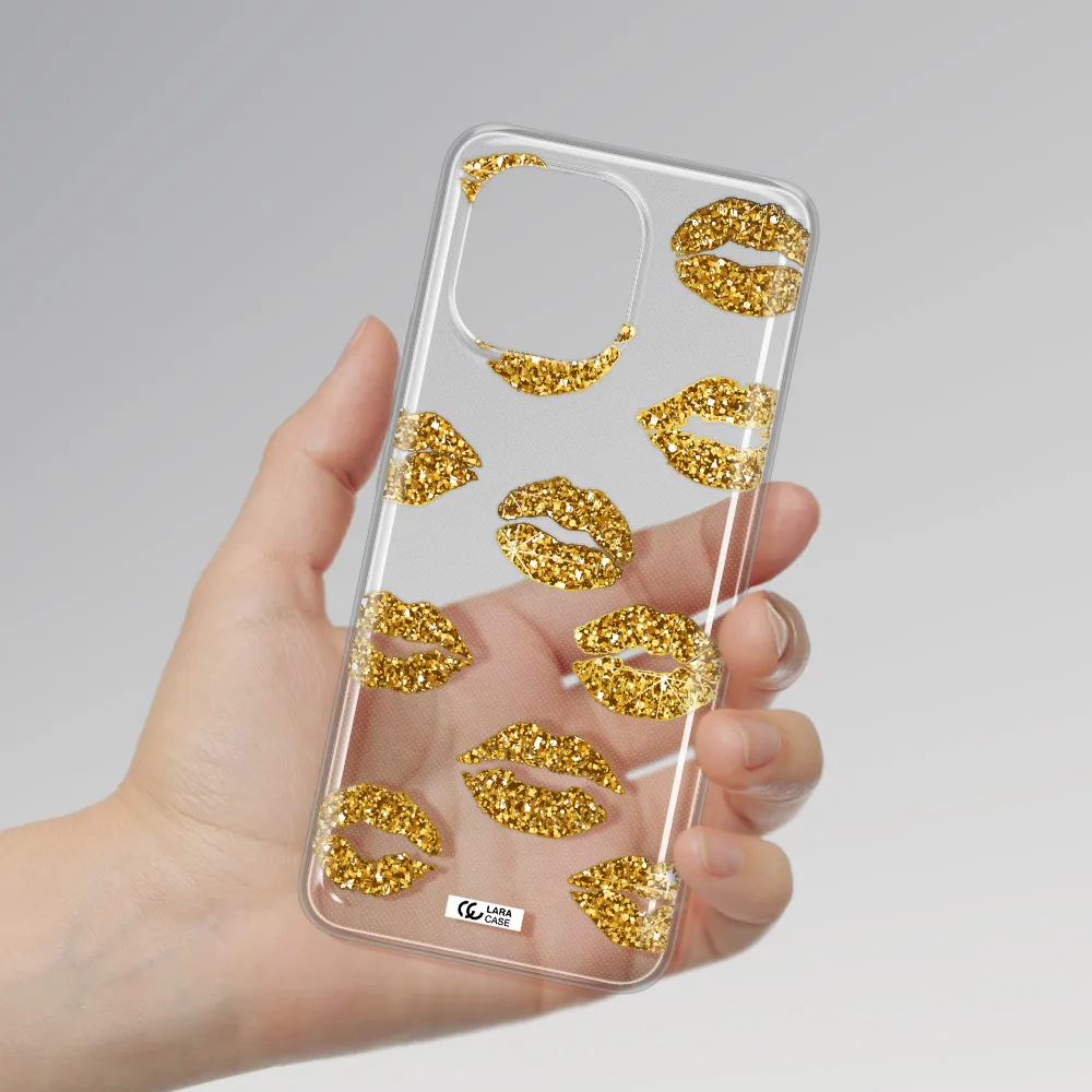 Glitter Lips Xiaomi Mi 11 Clear TPU Case