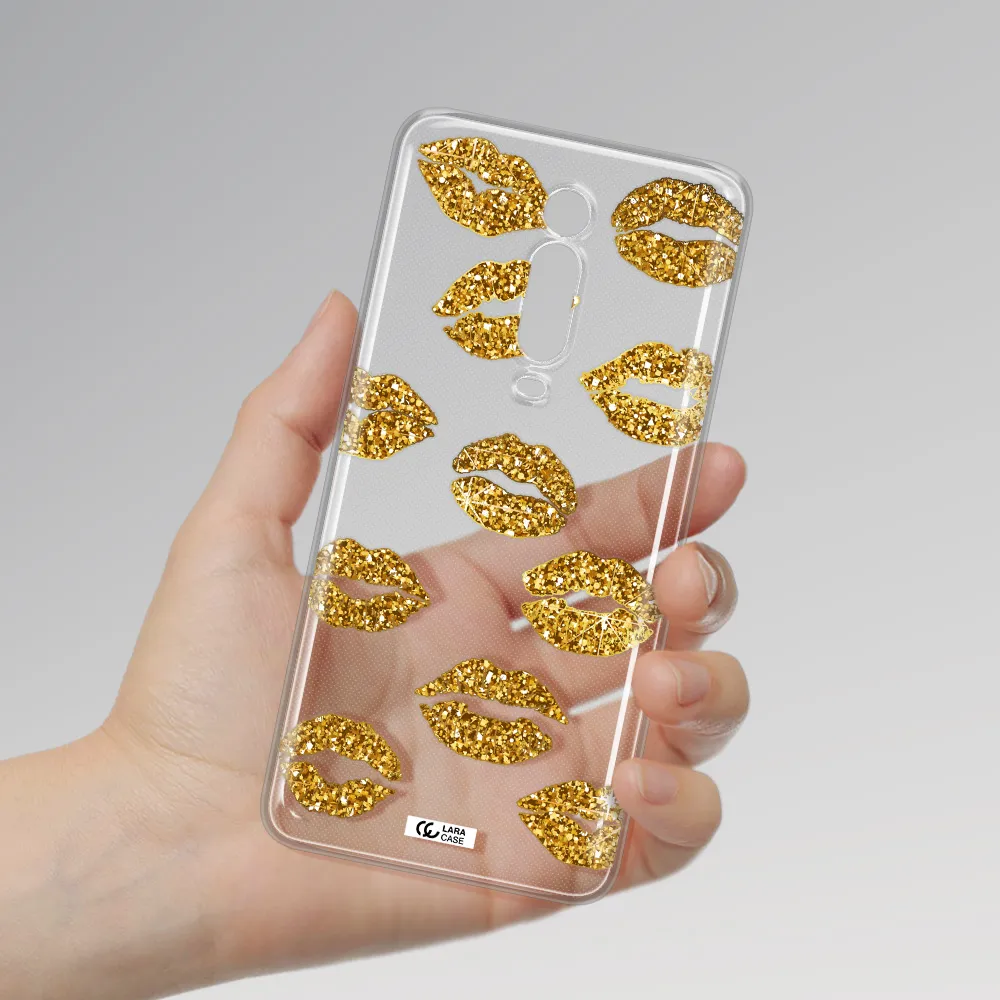 Glitter Lips Xiaomi Mi 9T Clear TPU Case