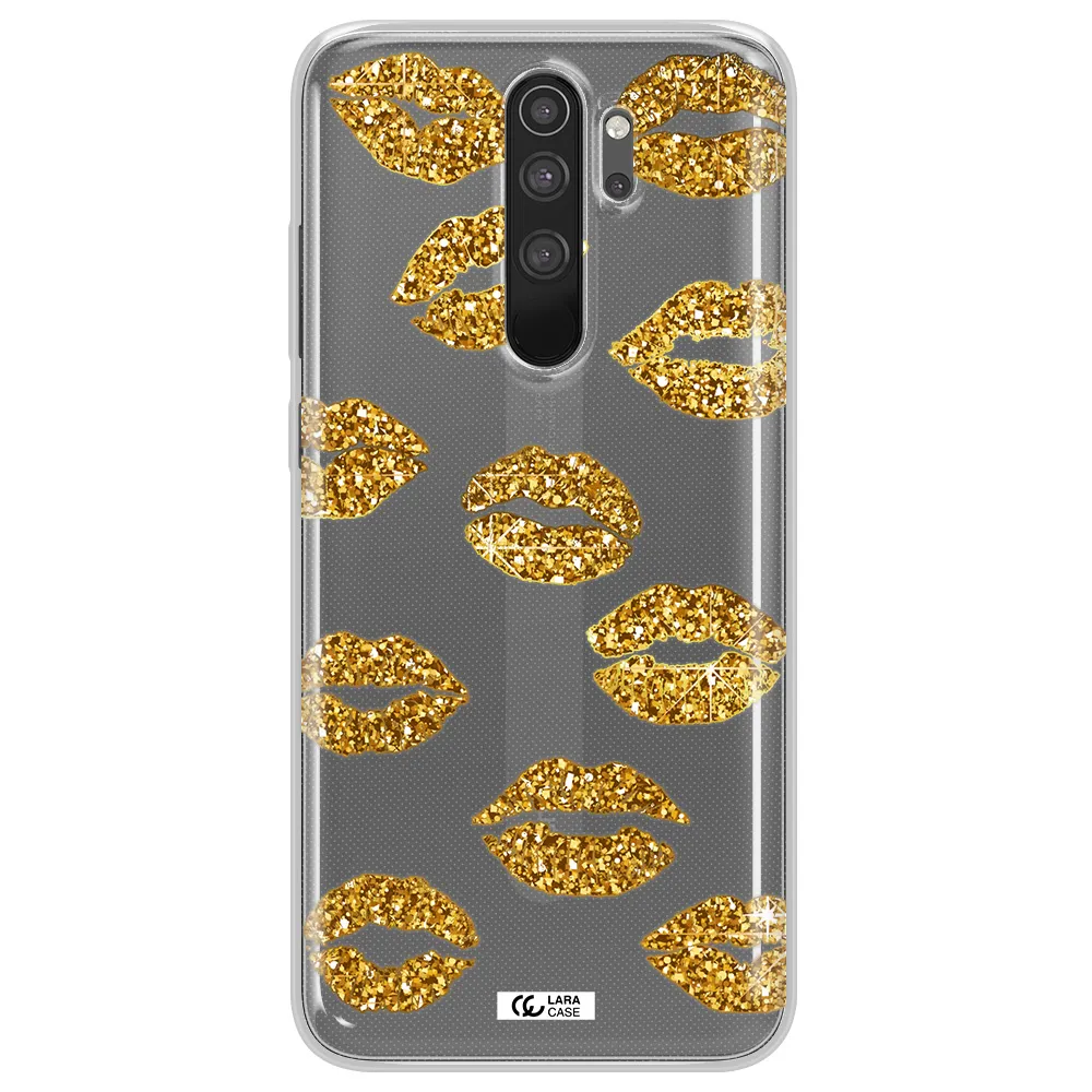 Glitter Lips Xiaomi Note 8 Pro Clear TPU Case