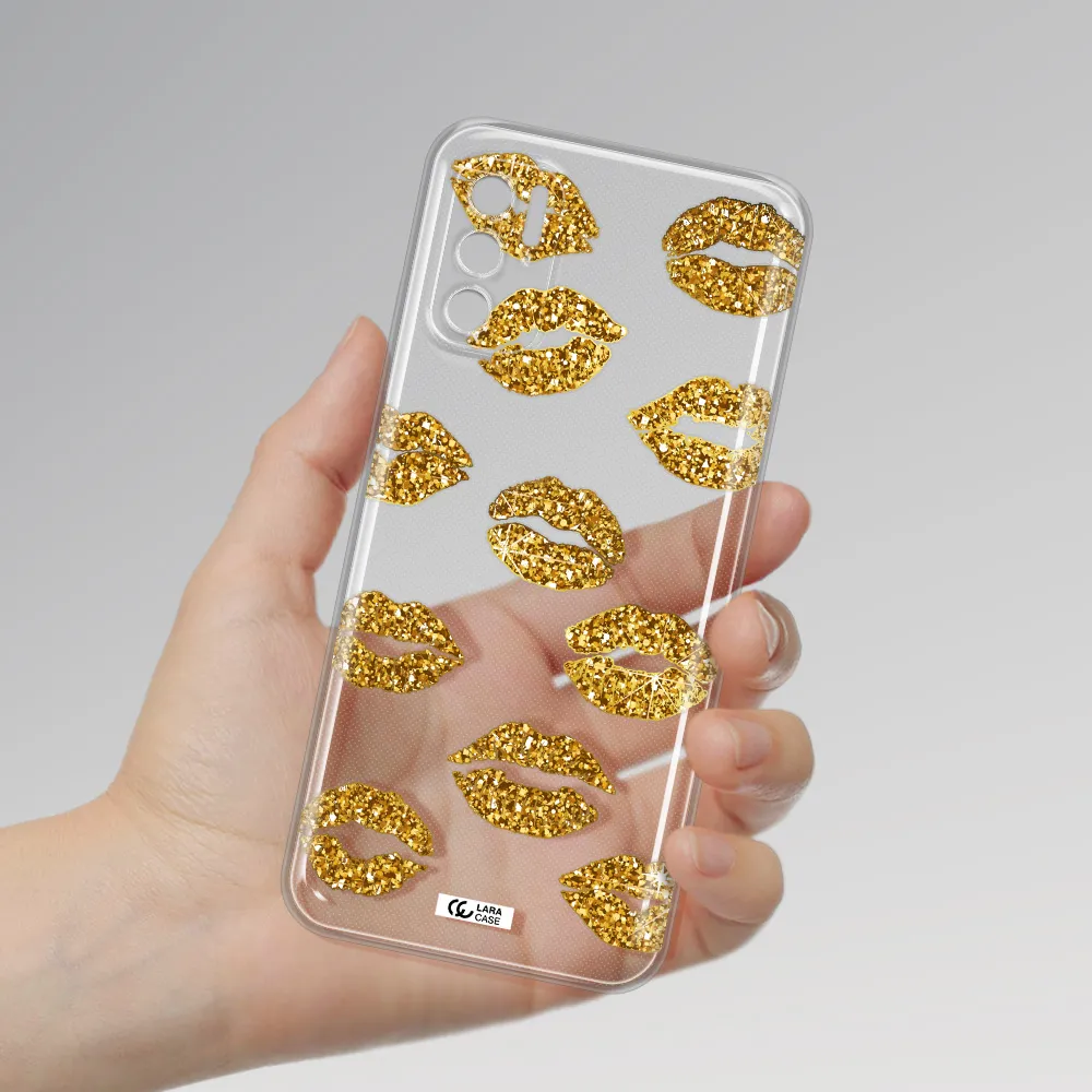 Glitter Lips Xiaomi Poco M3 Pro Clear Tpu Case