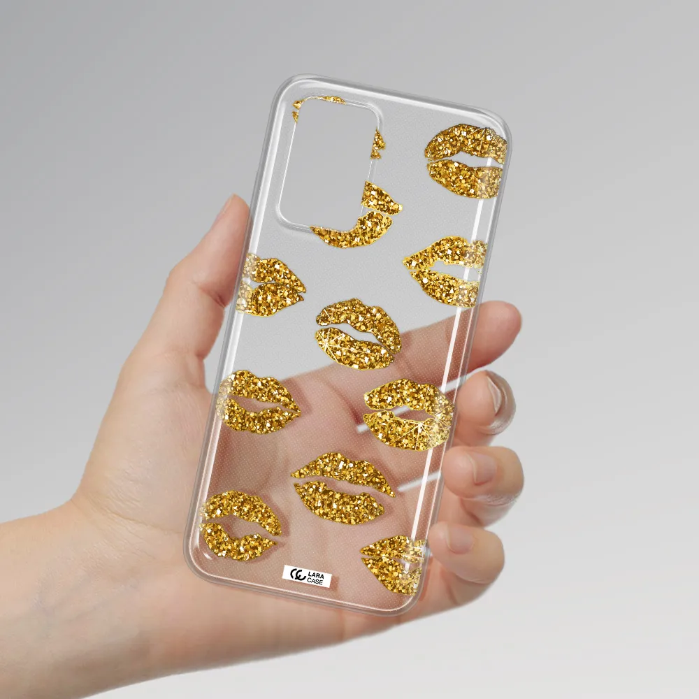 Glitter Lips Xiaomi Redmi 10 Clear TPU Case